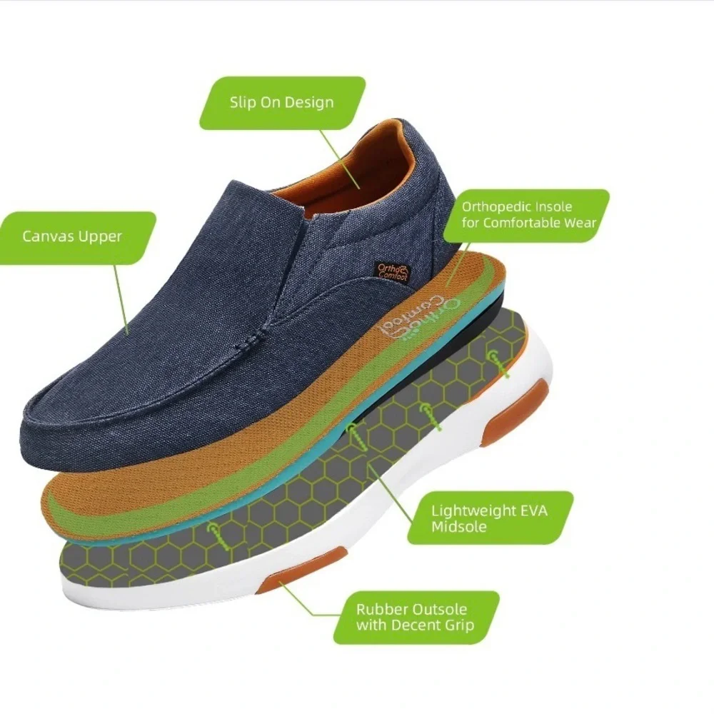 Stylish Denim Blue Slip-On Loafers for Men